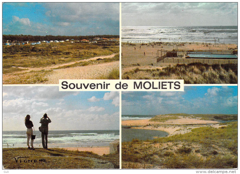 40 Landes (Canton De Soustons)  Souvenir De MOLIETS Multi Vues (piscine Camping) *PRIX FIXE - Sore