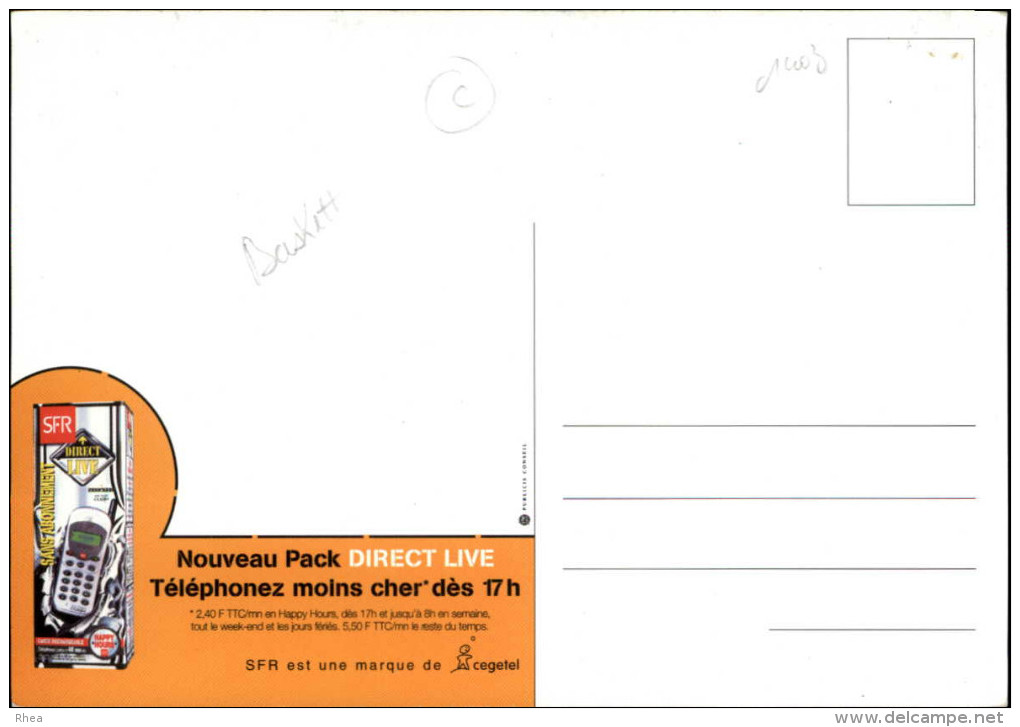 SPORTS - BASKET - Carte Com - Basket-ball