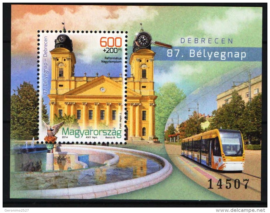 HUNGARY 2014 EVENTS Culture Architecture Debrecen STAMPDAY - Fine S/S MNH - Neufs