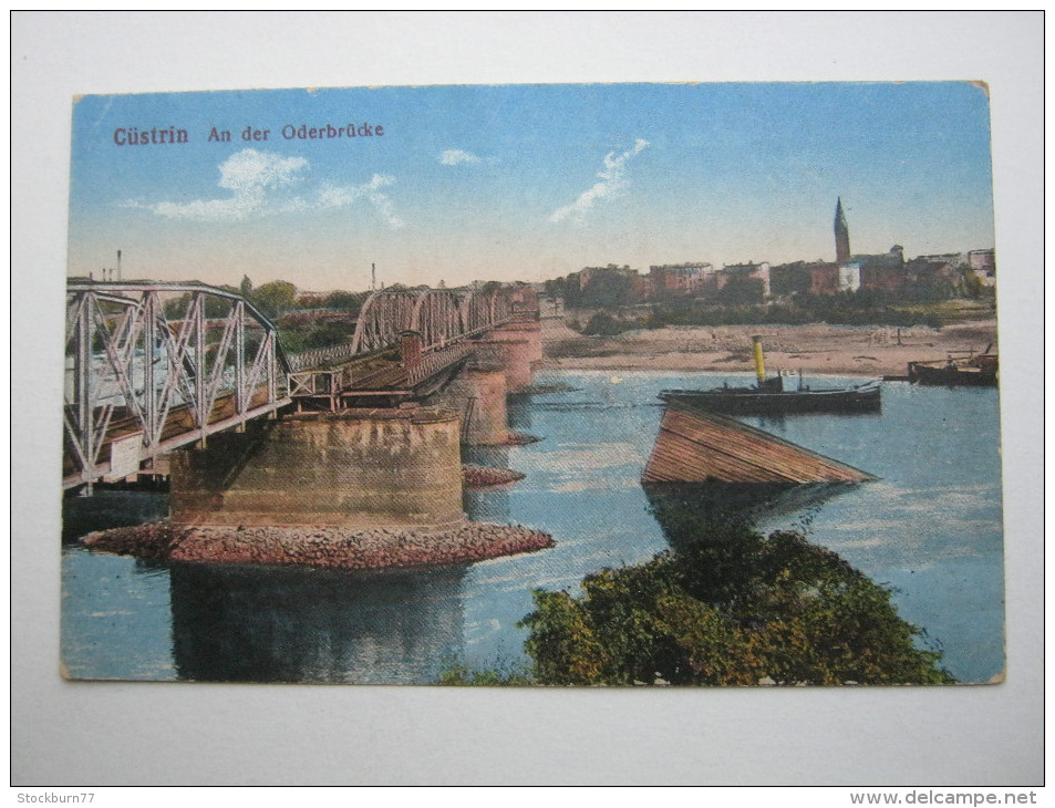 Küstrin ,  Cüstrin  ,1917  ,  Schöne Karte , 2 Scans - Neumark