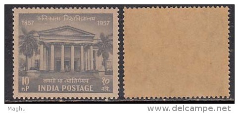 India MNH 10np 1957 Calcutta University, Universities Series, - Unused Stamps