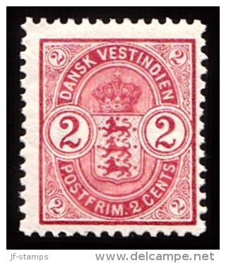 1903. Coat-of-Arms Type. 2 C. Red. (Michel: 27) - JF103448 - Danish West Indies