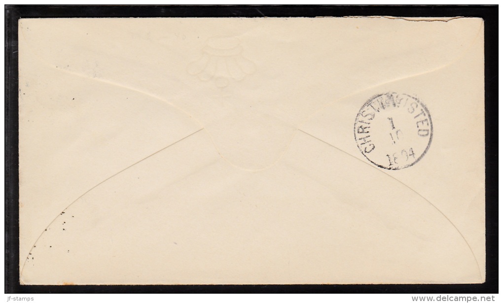 1881. Stamped Envelope. 3 CENTS Red. Total Issued 13.000. Watermark Type I. Bottom Flap... (Michel: FACIT FK 4) - JF1036 - Danish West Indies