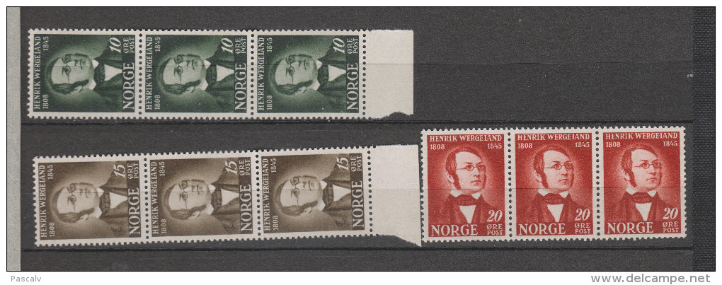 Yvert 273 / 275 ** Neuf Sans Charnière MNH Bande De 3 - Neufs