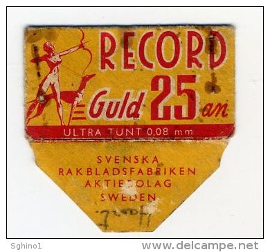 RECORD GULD, Lamette Hojas Hoja Afeitar Razor Blades Blade Rasier Klingen Lames Lame Rasoir - Scheermesjes