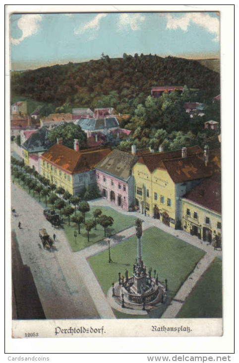 Perchtoldsdorf 1910 - Rathausplatz - Perchtoldsdorf