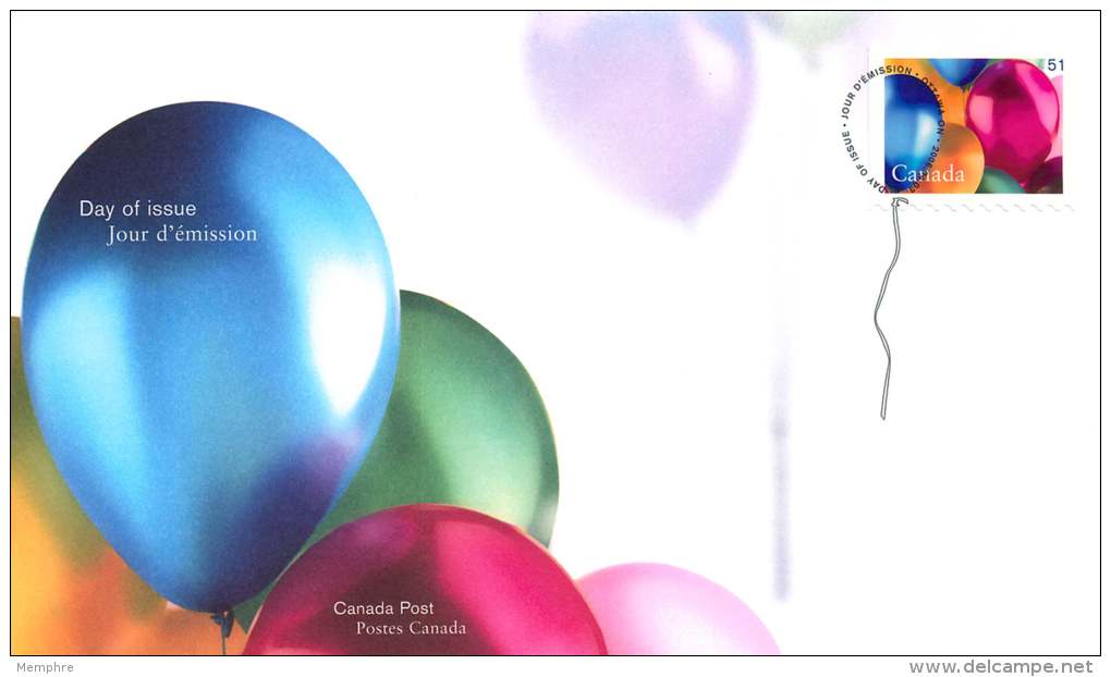 2006   Birthdays Baloons  Sc 2146  Single From Booklet - 2001-2010