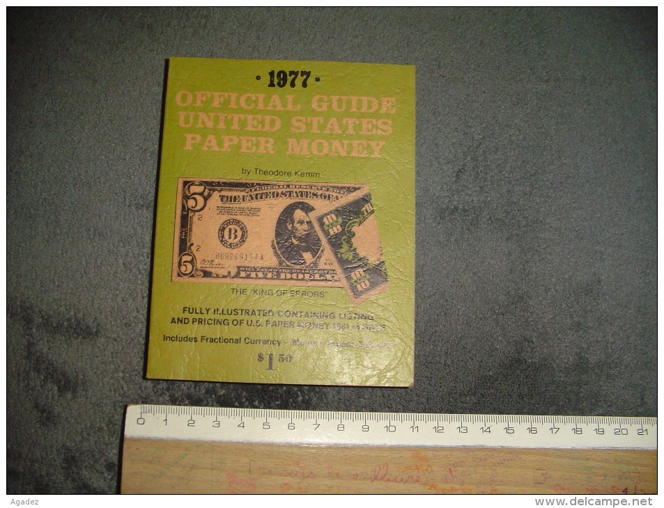 Official Guide United States Paper Money 1977 - Books On Collecting