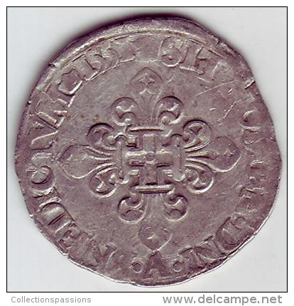 HENRI II -  Demi Gros De Nesle 1551 A  (Paris) - 1547-1559 Henry II