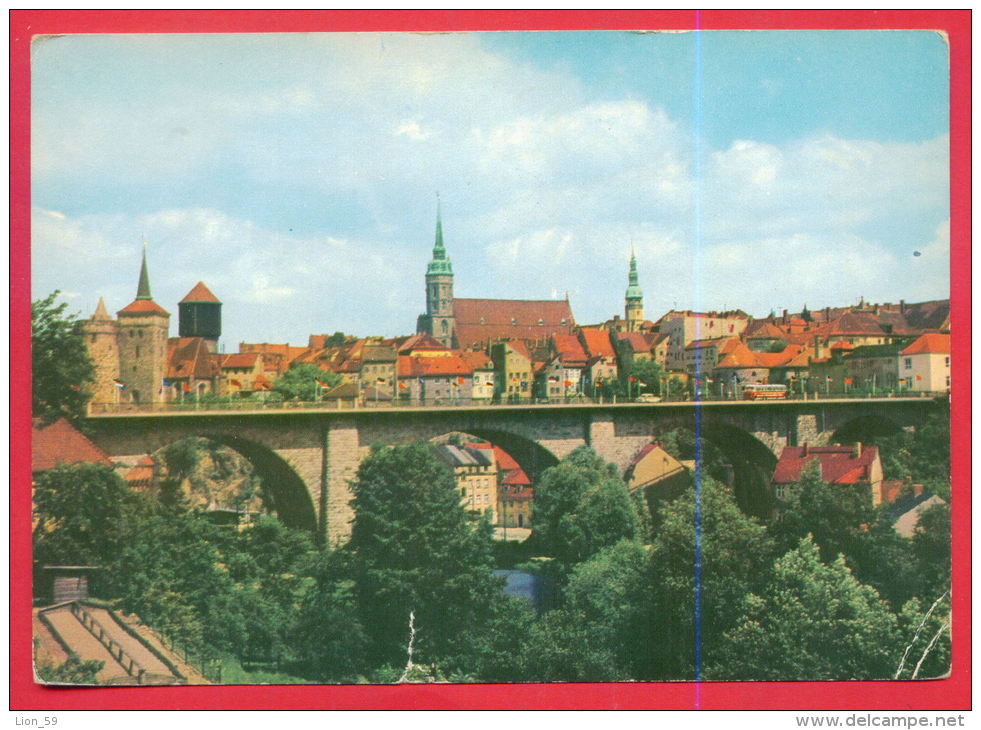 161372 / Bautzen - Brücke Des Friedens BRIDGE , BUS - Germany Allemagne Deutschland Germania - Bautzen