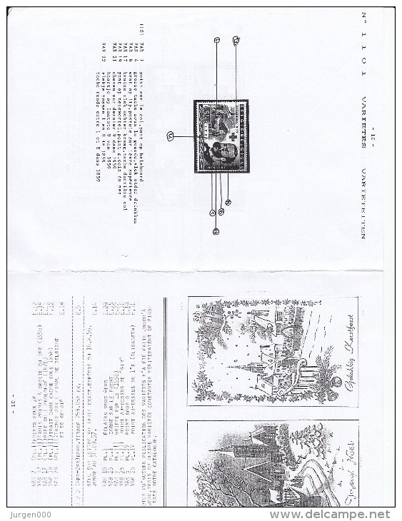 nr 1096, 1100, 1101 **, verschillende variëteiten (E00012)