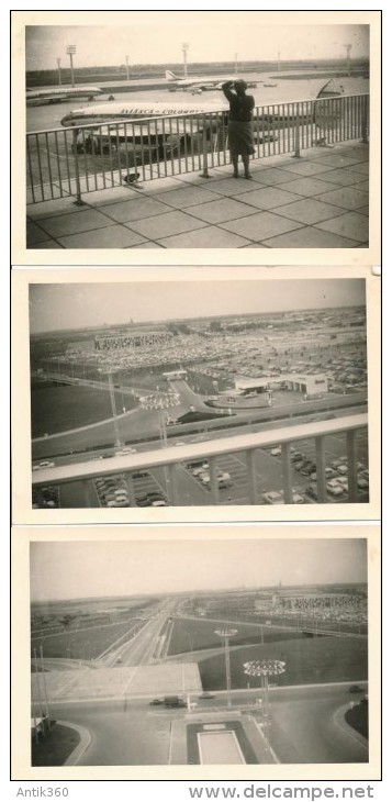 Lot De 3 Photos Amateur ORLY 1961 - Photographie Ancienne No CPA - Orly