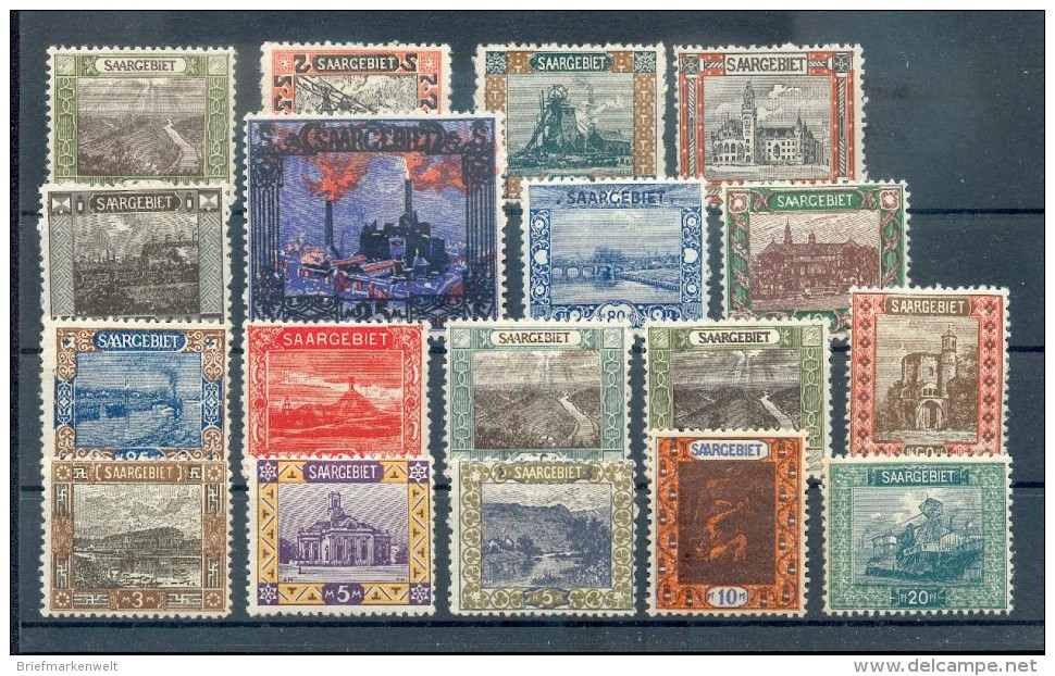 Saar 53/69 LUXUS** MNH POSTFRISCH 200EUR (71213 - Neufs