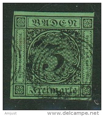 Baden // 1853-1858 No. Y&T  No. 6 - Used