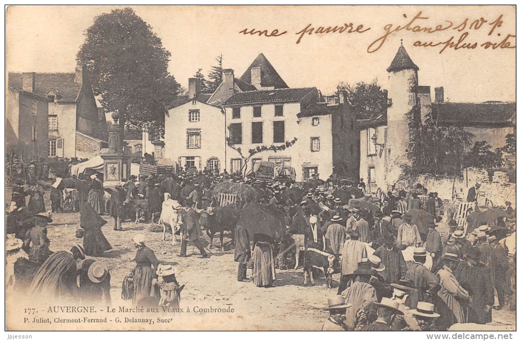 PUY DE DOME  63  COMBRONDE  LE MARCHE AUX VEAUX - Combronde