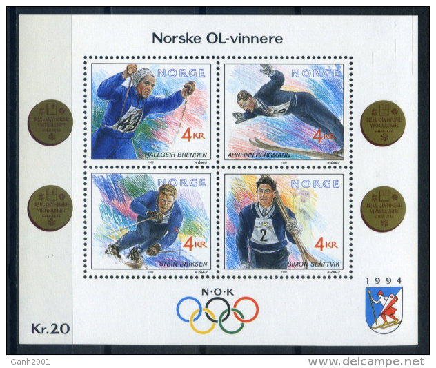 Norway 1992 Noruega / Winter Olympic Games Lillehammer 1994 MNH Juegos Olimpicos De Invierno / Iy11   30-39 - Hiver 1994: Lillehammer