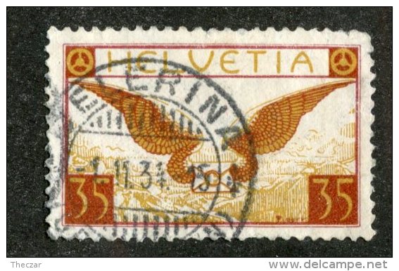 5271 Swiss 1929  Mi.#233x  (o)  Scott #C13  (cat. 60.€) -Offers Welcome! - Used Stamps