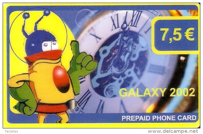 TARJETA DE FRANCIA DE UN MARCIANO DE 7,5 EUROS (GALAXY) - Astronomy