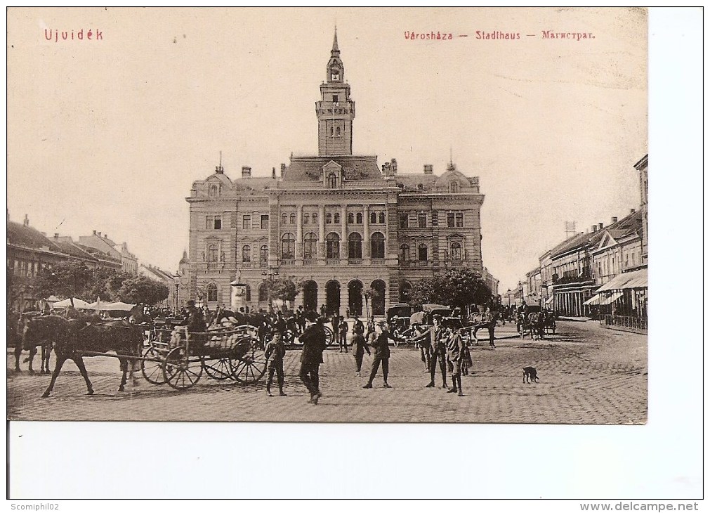 Hongrie ( Carte Postale De 1909 De Ujvidek  Vers L'Allemagne à Voir) - Briefe U. Dokumente