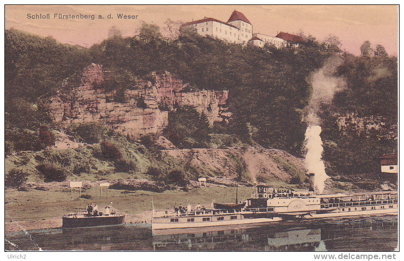 AK Schloss Fürstenberg An Der Weser - 1930 (11765) - Fürstenberg