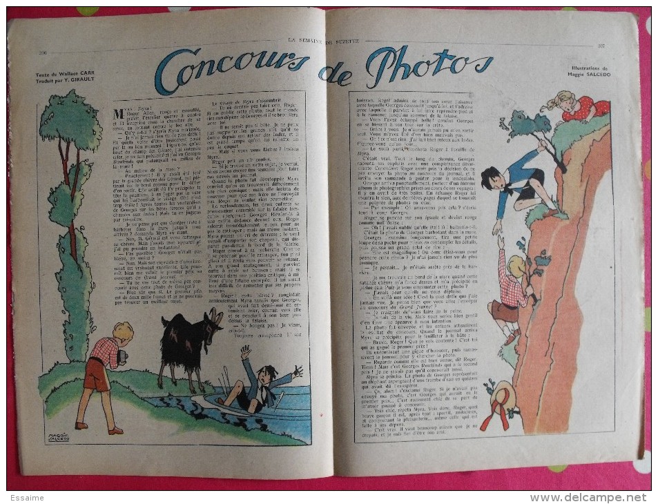 10 revues La Semaine de Suzette 1950. Bécassine Pinchon, Manon Iessel, Sels, Pécoud, Salcedo, Desrieux. A redécouvrir