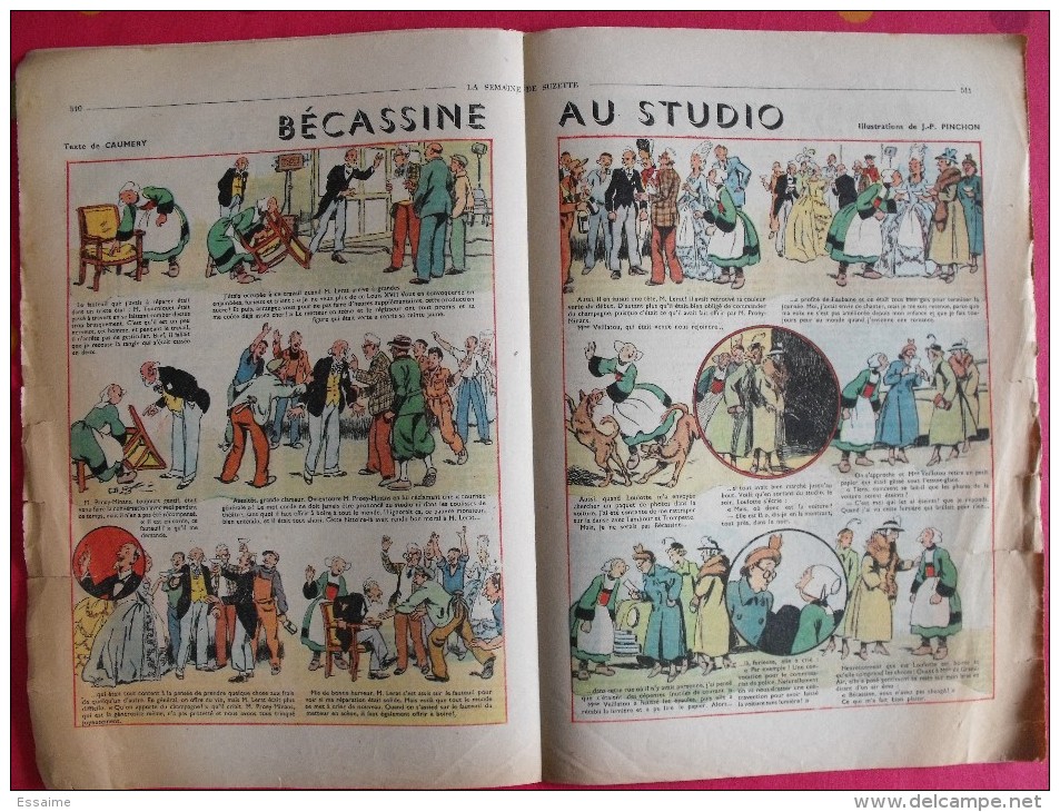 13 revues La Semaine de Suzette 1950. Bécassine Pinchon, Manon Iessel, Sels, Pécoud, Salcedo, Desrieux. A redécouvrir