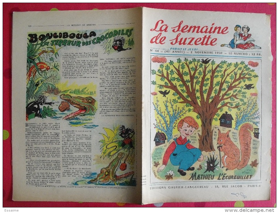 13 revues La Semaine de Suzette 1950. Bécassine Pinchon, Manon Iessel, Sels, Pécoud, Salcedo, Desrieux. A redécouvrir
