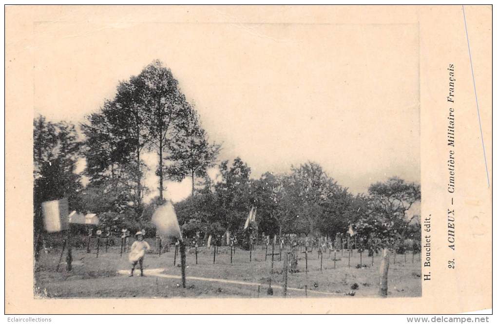 Acheux    80     Cimetière Militaire Français - Acheux En Amienois