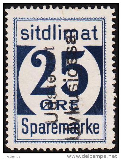 1939. Sparemærke Sitdlimat. 25 ØRE Udstedet Uvkusigssat.  (Michel: ) - JF127694 - Spoorwegzegels