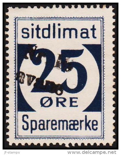 1939. Sparemærke Sitdlimat. 25 ØRE Nr. 16 Avane.  (Michel: ) - JF127720 - Parcel Post