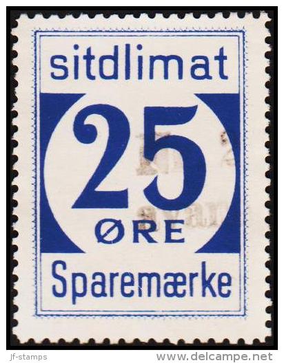 1939. Sparemærke Sitdlimat. 25 ØRE Nr. 2 Avane.  (Michel: ) - JF127787 - Paketmarken