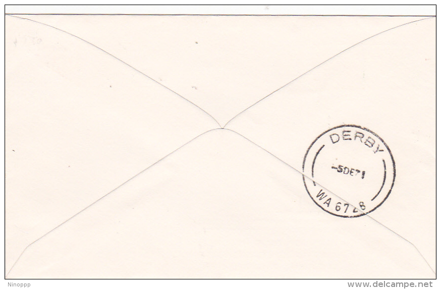 Australia 1971 50th Anniversary First Air Mail Service Geraldton-Derby Cover - Covers & Documents