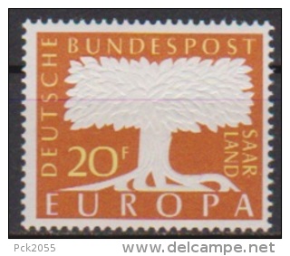 Saarland1957 MiNr.402 ** Postfr.Europa ( 2216) - Unused Stamps