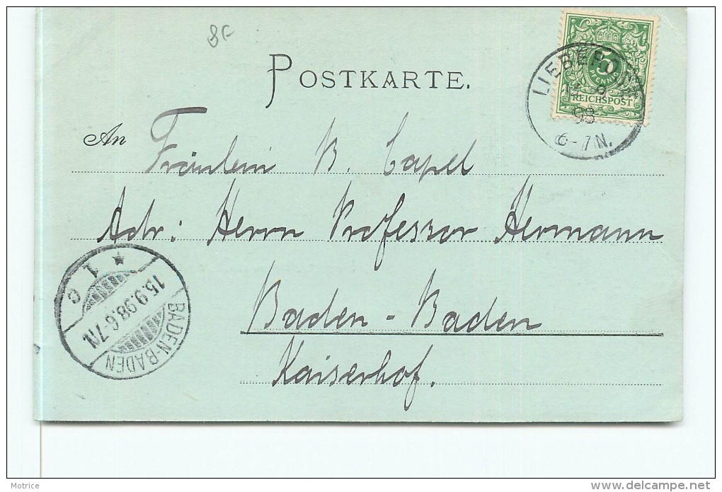 GRUSS AUS LIBEROSE - Carte  Datée 1898. - Lieberose