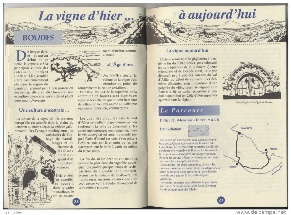 63  - CARNET DE BALADES - Aux Pays Du Dauphiné D´Auvergne Et De La Reine Margot - Auvergne