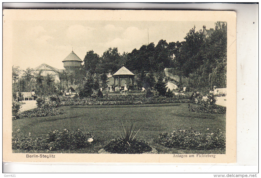 1000 BERLIN - STEGLITZ, Anlagen Am Fichteberg, 1916 - Steglitz