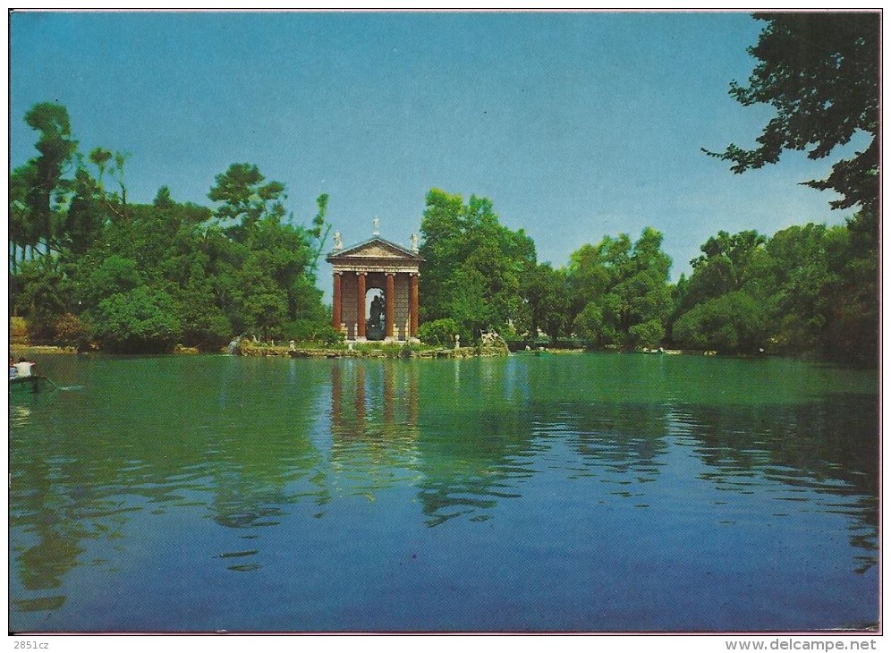 Roma - Little Lake Of 'Villa Borghese', Italy (1154) - Not Used ! - Parks & Gardens