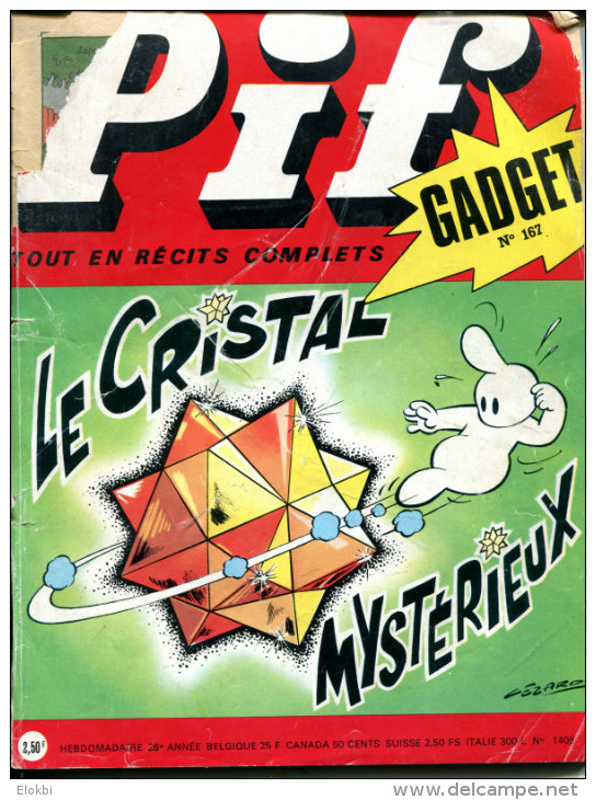 Pif Gadget 167 ( Vaillant 1405 ) BD De Dr Justice Et BD De  Fanfan La Tulipe - Pif Gadget