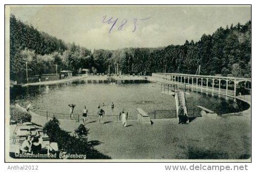 Rarität Waldschwimmbad Rastenberg Thüringen Ernst Barthel 24.8.1935 Sömmerda Rastenburg - Rastenburg