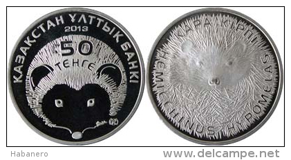 KAZAKHSTAN - 2013 - 50 TENGE -  LONG SPINE HEDGEHOG - UNC - Kasachstan