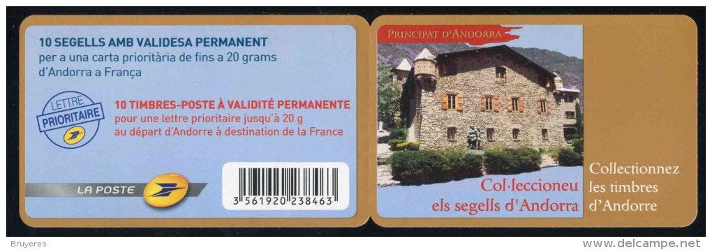 Carnet De 10 Timbres Autocollants "Blason" - Carnets