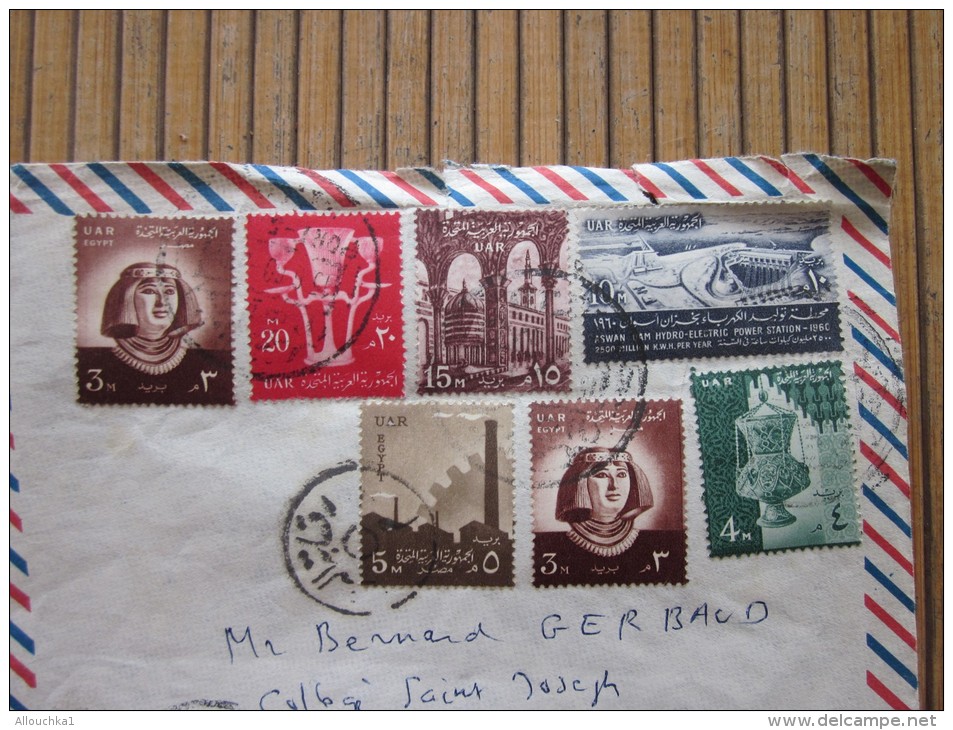 UAR -&gt;&gt; EGYPTE EGYPT Letter Lettre De 1960 Pour Lomé Togo - Covers & Documents