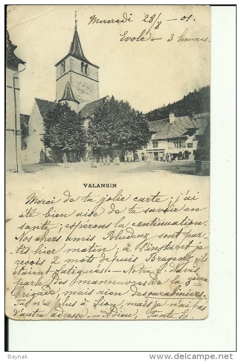 NE48   --  VALANGIN  --  1901 - Valangin