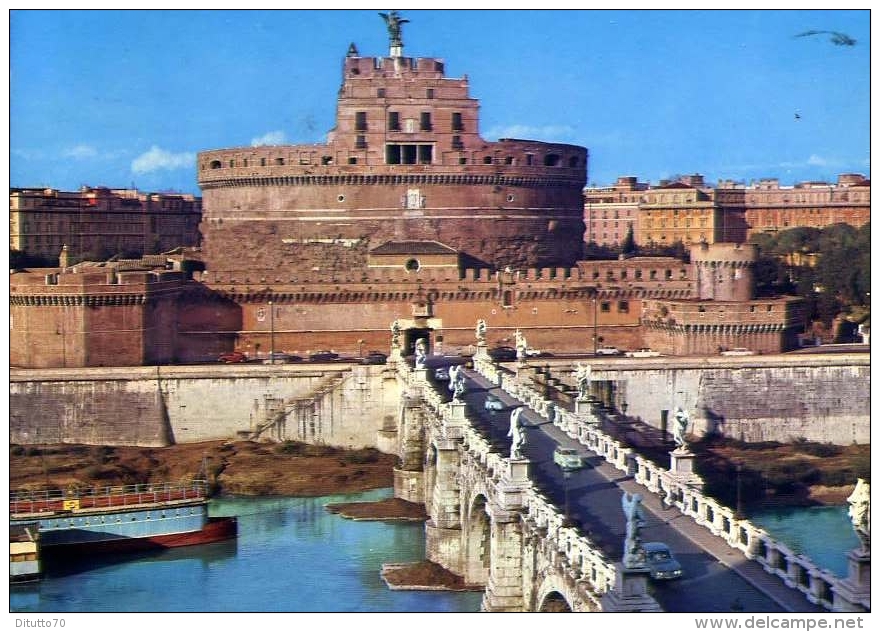 Roma - Ponte E Castel Sant'angelo - 144 - Formato Grande Viaggiata - Ponts