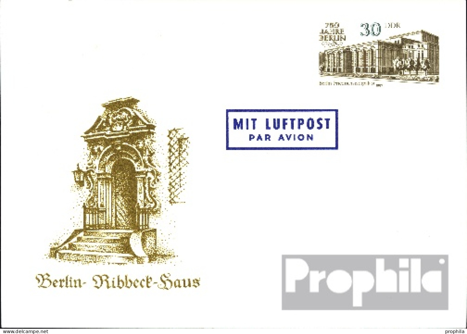 DDR P98 Amtliche Postkarte Ungebraucht 750 Jahre Berlin - Other & Unclassified