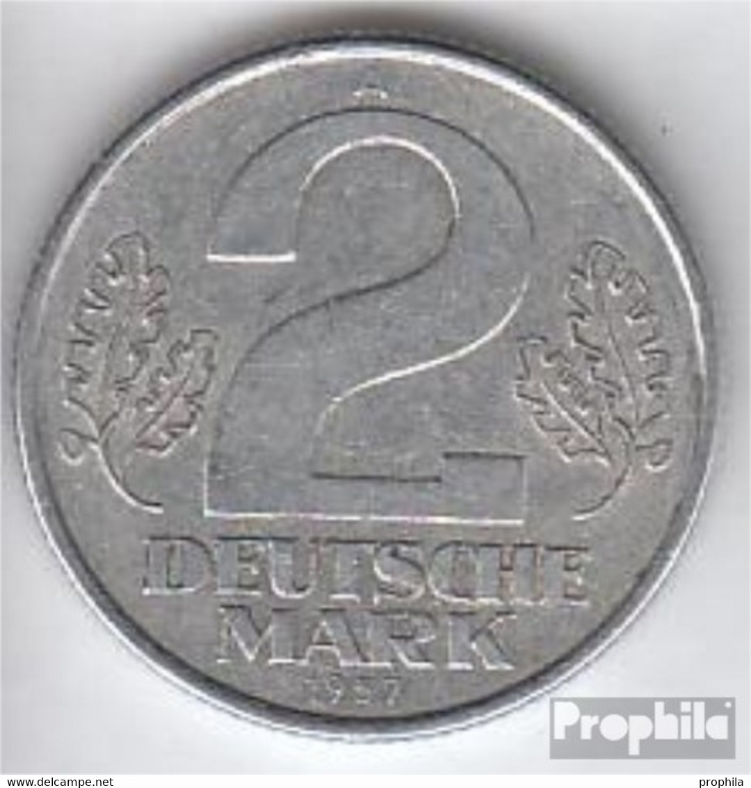 DDR Jägernr: 1515 1957 A Sehr Schön Aluminium Sehr Schön 1957 2 Deutsche Mark Staatswappen - 2 Mark