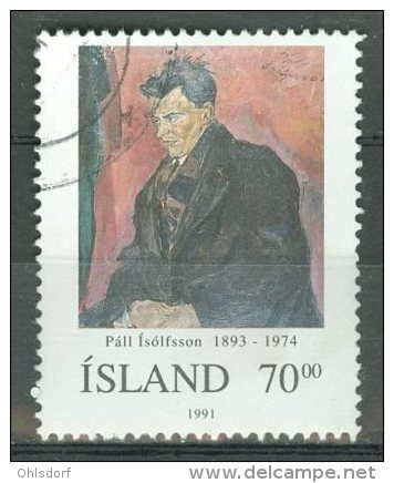 ISLAND 1991: Sc 744 / YT 705, O - FREE SHIPPING ABOVE 10 EURO - Oblitérés