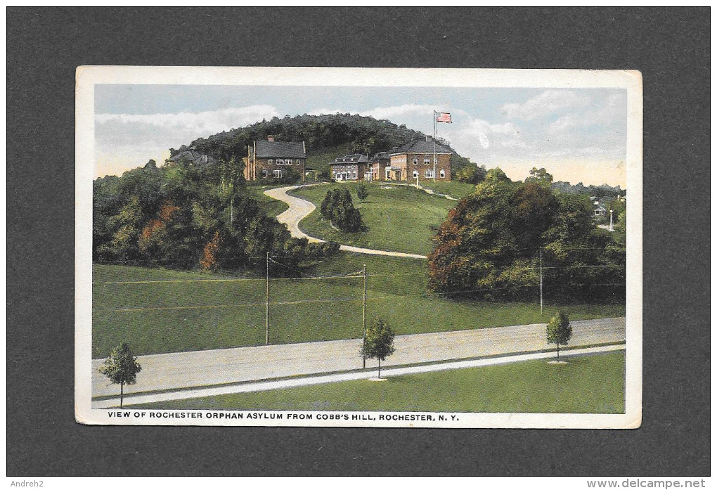 ROCHESTER - NEW YORK - VIEW OF ROCHESTER ASYLUM FROM COBB'S HILL - PUBLISHED BY WALKER´S POST CARD - Rochester