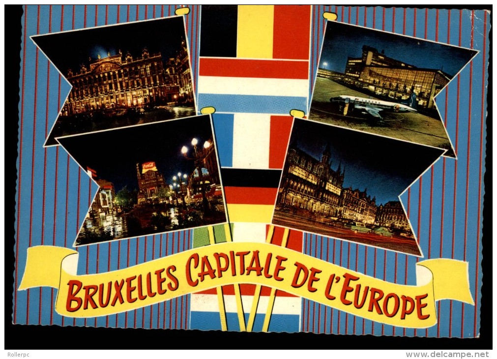 100205  POST CARD - BRUSSELS -  BRUXELLES CAPITLE DE L'EUROPE [KRUGER 922/110] - Europäische Institutionen