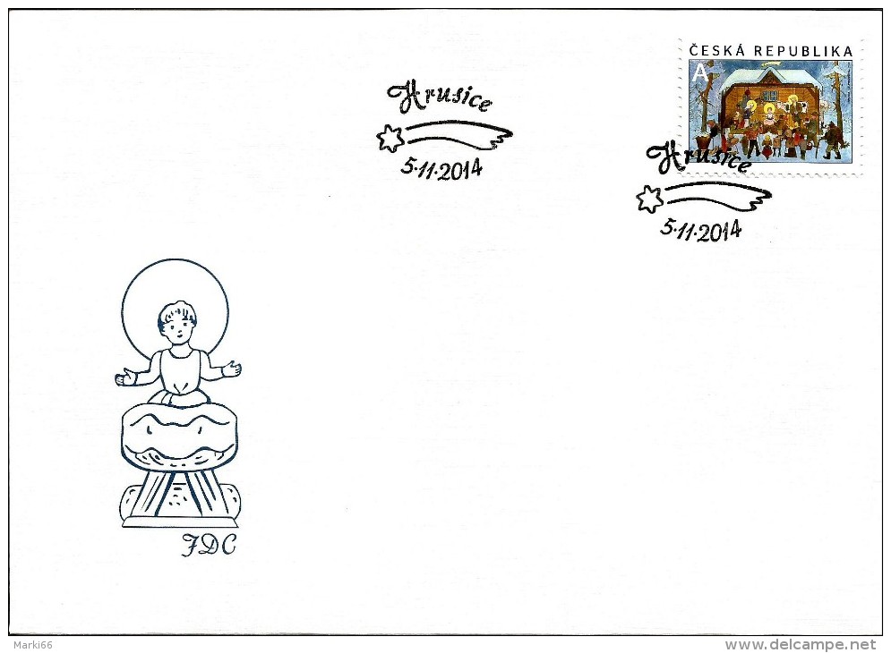 Czech Republic - 2014 - Christmas - FDC (first Day Cover) - FDC